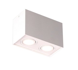 LAMPA SUFITOWA BASIC SQUARE BIAŁA PODWÓJNA