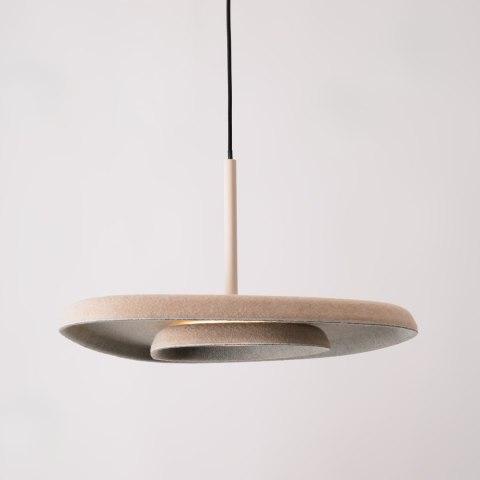 LAMPA WISZACA DEUX CREAM&GREY