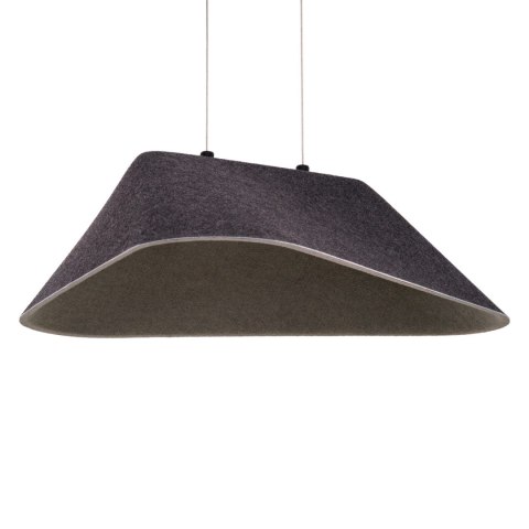 LAMPA WISZACA CARBON BLACK&GREY