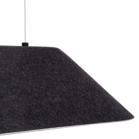 LAMPA WISZACA CARBON BLACK&GREY