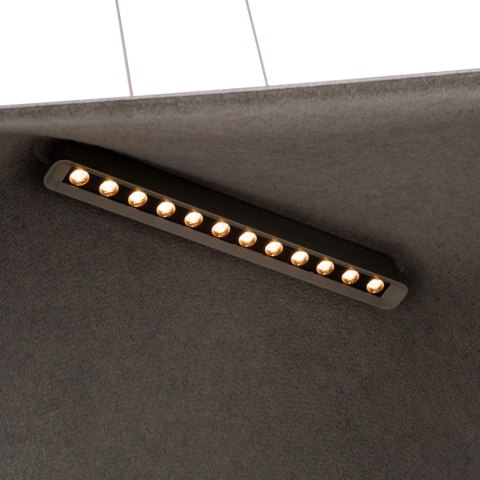 LAMPA WISZACA CARBON BLACK&GREY