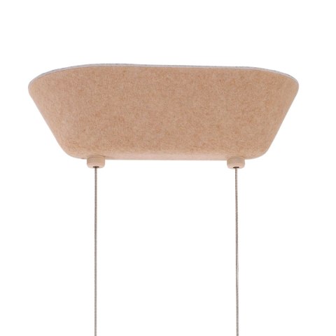 LAMPA WISZACA CARBON CREAM&GREY