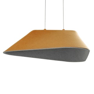LAMPA WISZACA CARBON EARTH YELLOW&GREY