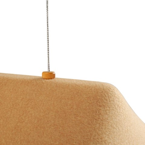 LAMPA WISZACA CARBON EARTH YELLOW&GREY