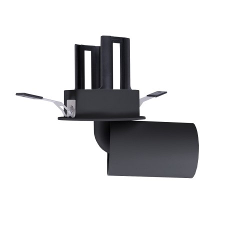 LAMPA SUFITOWA HALO F PODTYNKOWA, CZARNA