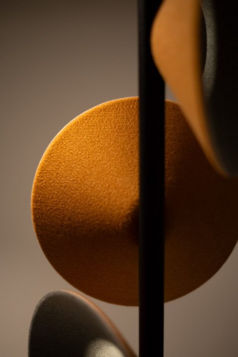 LAMPA WISZACA PURO EARTH YELLOW&GREY