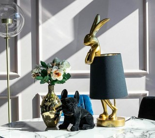 Lampa stołowa RABBIT 68 cm złota / czarna, zając