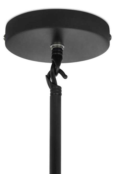Lampa wisząca CANDELABR 6 czarna