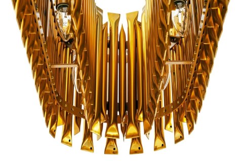 Lampa wisząca GALLIANO LONG ciemne złoto