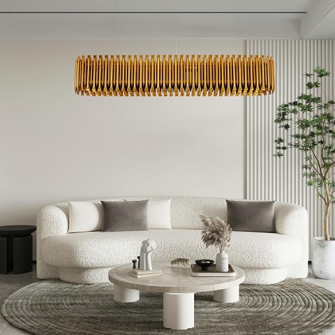 Lampa wisząca GALLIANO LONG ciemne złoto