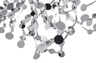 Lampa wisząca MONETE SINGLE chrom