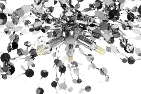 Lampa wisząca MONETE SINGLE chrom