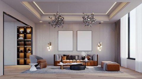 Lampa wisząca MONETE SINGLE chrom