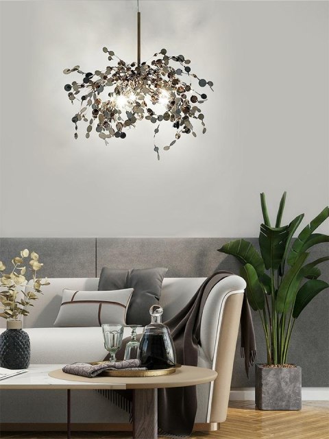 Lampa wisząca MONETE SINGLE chrom