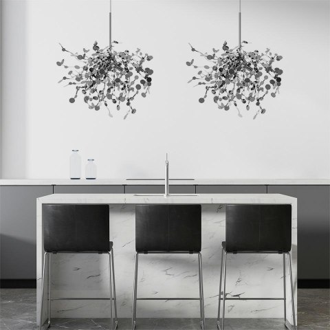 Lampa wisząca MONETE SINGLE chrom