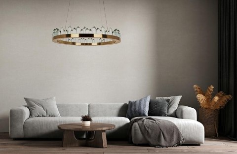 Lampa wisząca NENUFAR złota