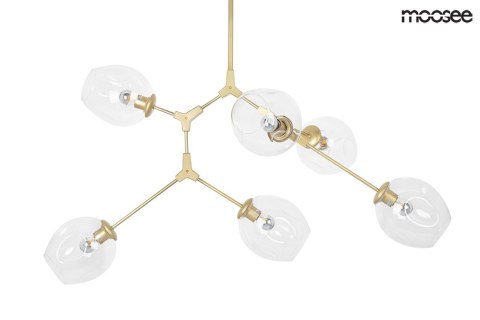 Lampa wisząca SPLIT 6 złota