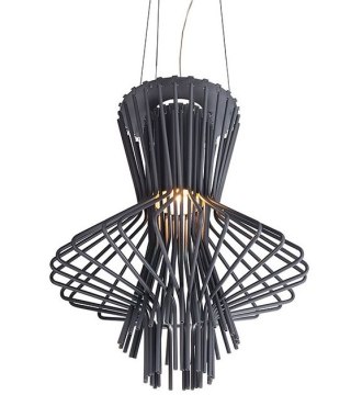 Lampa wisząca STRAW szara