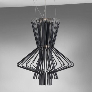 Lampa wisząca STRAW szara