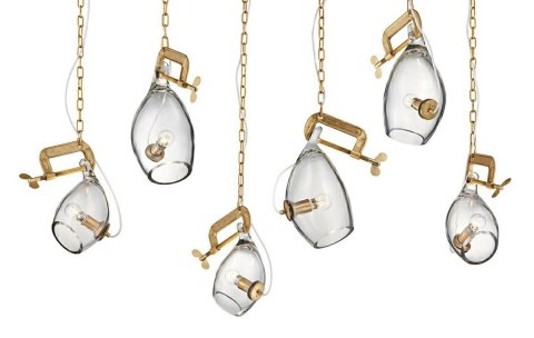 Lampa wisząca VICE mosiądz