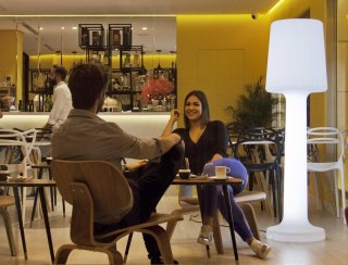 NEW GARDEN lampa ogrodowa CARMEN 110 biała - kabel