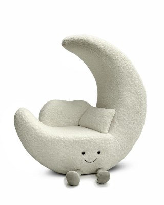 Fotel dziecięcy MOON biały pokój dziecięcy księżyc