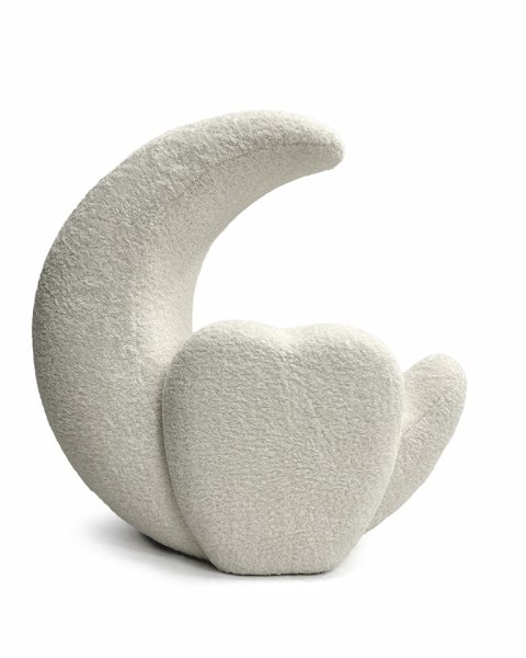 Fotel dziecięcy MOON biały pokój dziecięcy księżyc