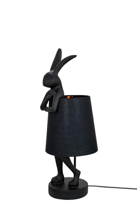 Lampa stołowa RABBIT 50 cm czarna / czarna, zając