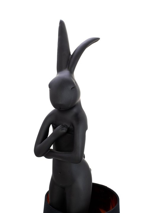 Lampa stołowa RABBIT 50 cm czarna / czarna, zając