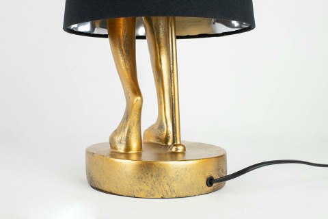 Lampa stołowa RABBIT 50 cm złota / czarna, zając