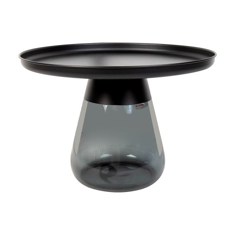 KARE stolik kawowy BOTTIGLIA SMOKE 60 czarny