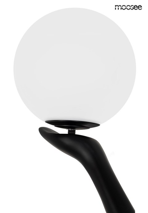 Lampa podłogowa HUMAN BALLERINA włókno szklane, czarna, nowoczesna
