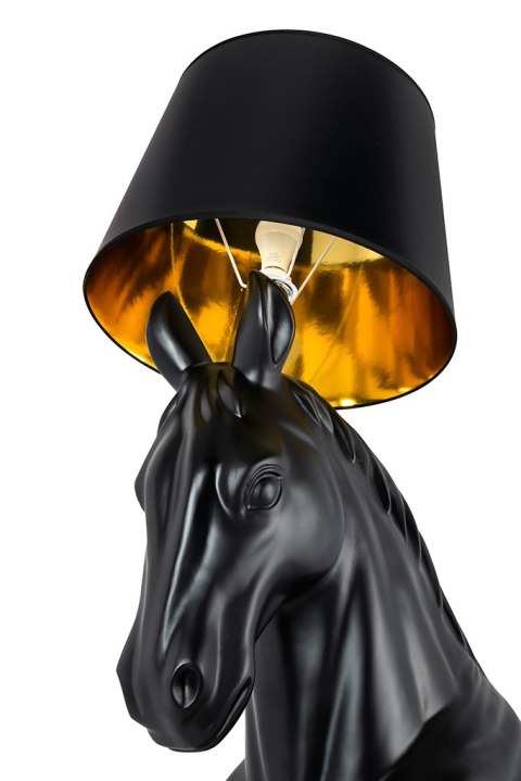 Lampa podłogowa KOŃ HORSE STAND M czarna - włókno szklane, 185 cm