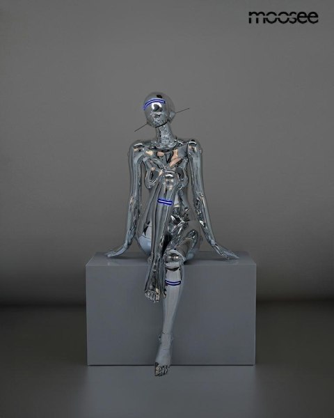 Lampa podłogowa / rzeźba CYBER WOMAN