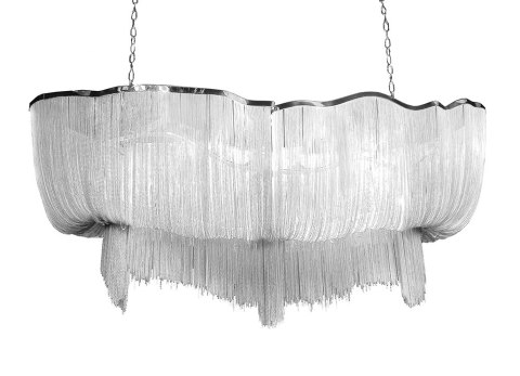 Lampa wisząca ATLANTA LONG 250cm x 160 cm, żyrandol, łańcuchy, ekskluzywny
