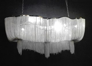 Lampa wisząca ATLANTA LONG 250cm x 160 cm, żyrandol, łańcuchy, ekskluzywny