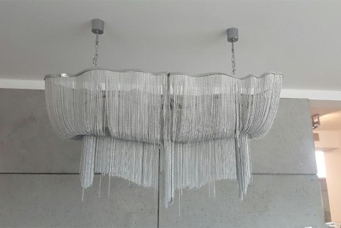 Lampa wisząca ATLANTA LONG 250cm x 160 cm, żyrandol, łańcuchy, ekskluzywny