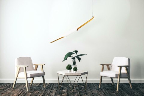 Lampa wisząca CONTEO biała