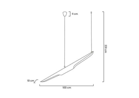 Lampa wisząca CONTEO biała