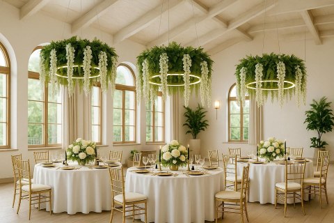 Lampa wisząca GARDENS WISTERIA 120, roślny