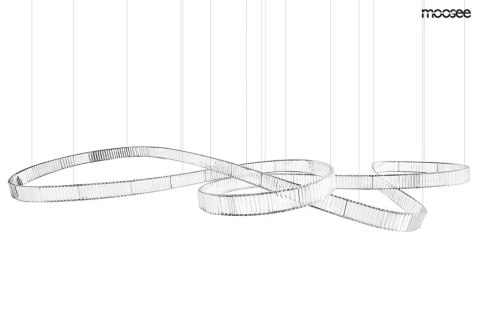 Lampa wisząca WAVE 380 chrom