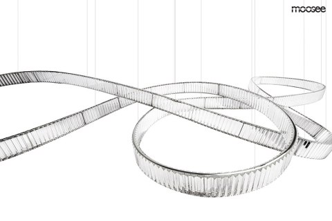 Lampa wisząca WAVE 380 chrom