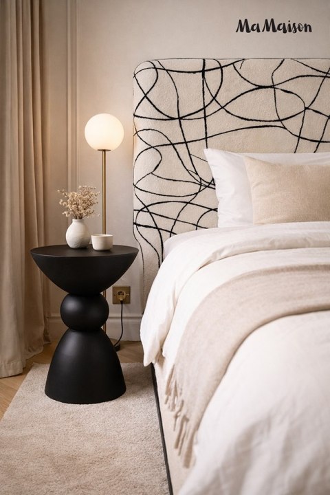 MaMaison stolik pomocniczy TADAO 35 czarny