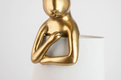 Lampa stołowa RABBIT 88 cm biała / złota, zając