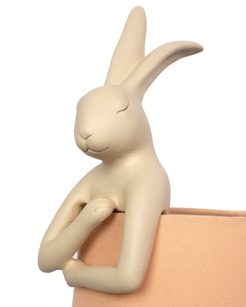 Lampa stołowa RABBIT PEACH 50 cm, róż / beż, zając