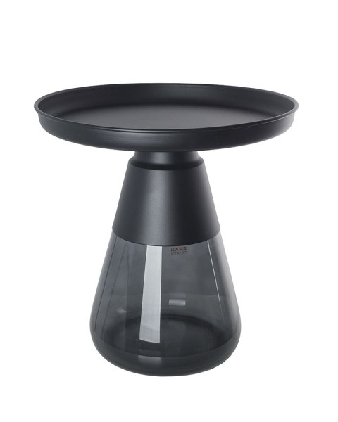 KARE stolik kawowy/pomocniczy BOTTIGLIA SMOKE 50 czarny