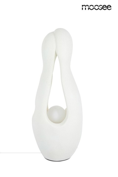 Lampa podłogowa MYKONOS biała, designerska, nowoczesna forma