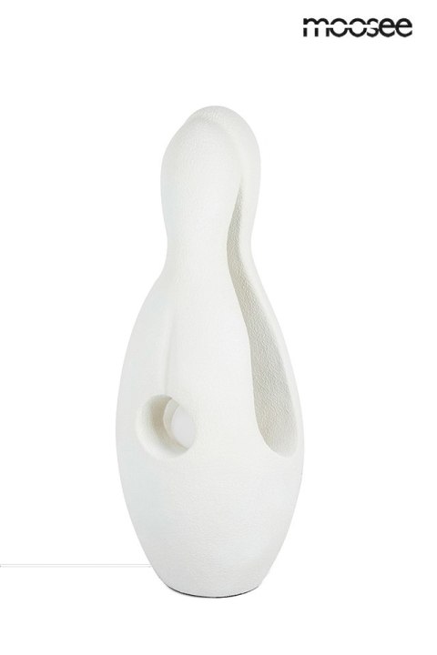 Lampa podłogowa MYKONOS biała, designerska, nowoczesna forma