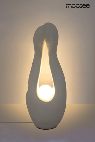 Lampa podłogowa MYKONOS biała, designerska, nowoczesna forma