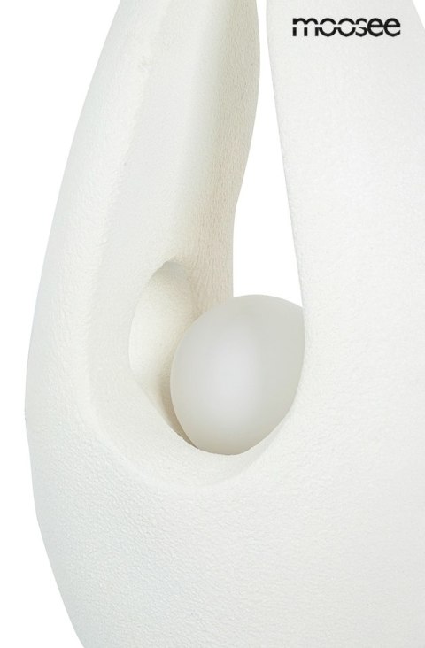 Lampa podłogowa MYKONOS biała, designerska, nowoczesna forma